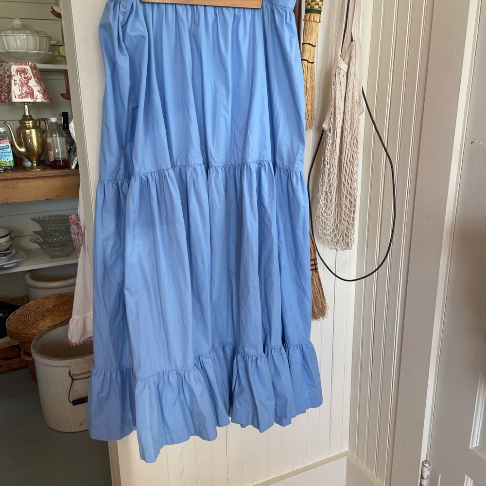 Abercrombie Blue Tiered Skirt
